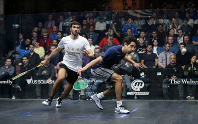 Pajares va ser capaç de guanyar-li un set a Tarek Momen | PSA World tour